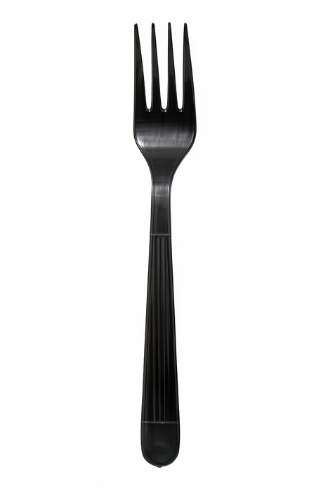 Tenedor Negro Grande PP