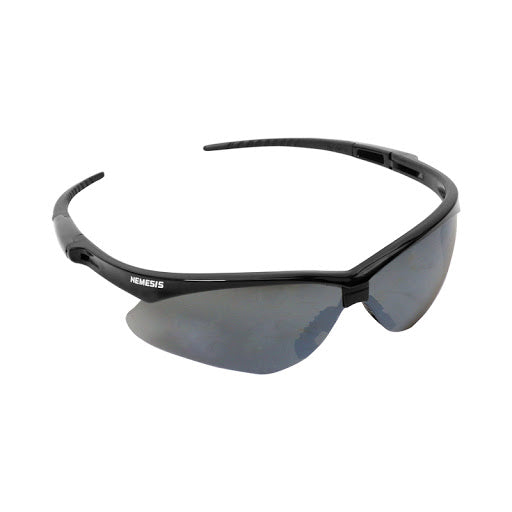 Gafas de seguridad con lente ahumado y marco negro